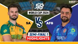 SA vs AFG, T20 World Cup 2024 semi-final highlights