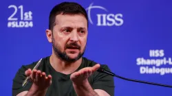  Ukrainian President Volodymyr Zelenskyy at IISS Summit in Singapore 