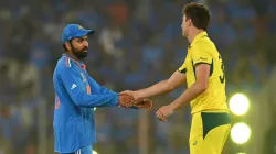 Rohit Sharma and Pat Cummins.