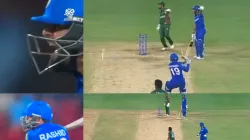 Rashid Khan was absolutely furious at his teammate Karim Janat when he was refused a double during game against Bangladesh