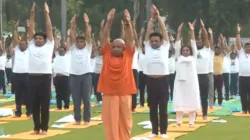 International Yoga Day: Yogi performs Yoga