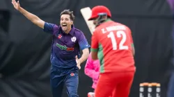 Scotland pacer Charlie Cassell went on a record-breaking spree on his ODI debut against Oman in the World Cup League Two match