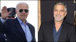 US President Joe Biden and Hollywood star George Clooney.