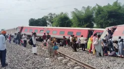 Dibrugarh Express derails in Uttar Pradesh.