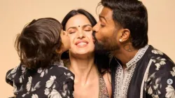 Natasa Stankovic and Hardik Pandya