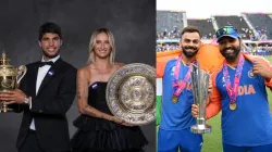 Carlos Alcaraz, Markéta Vondroušová, Virat Kohli and Rohit Sharma.