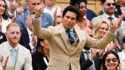 Sachin Tendulkar at Wimbledon 2024