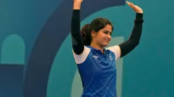 Manu Bhaker at Paris Olympics 2024