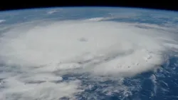 Hurricane Beryl seen from the International Space Station