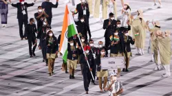 Indian contingent at Tokyo Games.