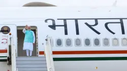 Narendra Modi emplanes for Russia