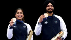 Manu Bhaker and Sarabjot Singh.