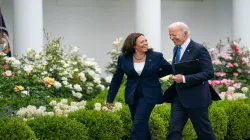 US President Joe Biden along with his deputy Kamala Harris