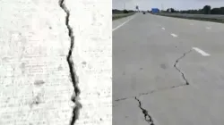 Cracks visible on ?701-km Samruddhi Mahamarg Expressway in Maharashtra.