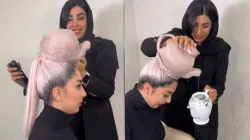 Hairstylist stuns internet with 'teapot' hairstyle