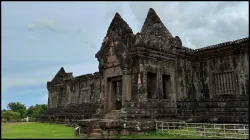 The Wat Phou Hindu temple in Laos, listed as a UNESCO World Heritage Site.