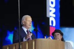 US PRESIDENT JOE BIDEN AT DNC