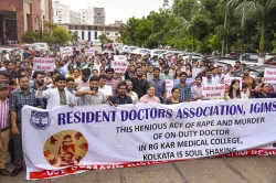 Protests by resident doctors in Kolkata