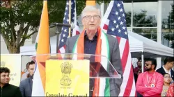 Bill Gates at India Independence Day celebrations