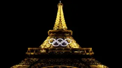 A view of the Eiffel Tower.