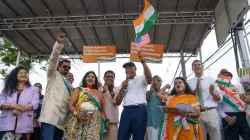 New York City Mayor Eric Adams with the Indian diaspora in Queens.