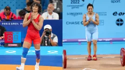 Vinesh Phogat and Mirabai Chanu.