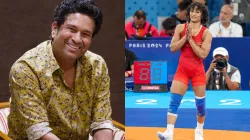 Sachin Tendulkar and Vinesh Phogat.