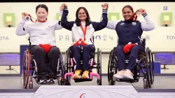 Yunri Lee, Avani Lekhara and Mona Agarwal (from left to right).