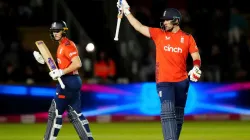 Liam Livingstone smashed his second half-century as England levelled the three-match T20I series against Australia