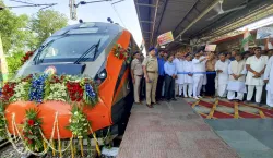 The new Vande Bharat Express runs between Delhi and Varanasi. 