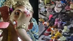 Maharashtra: Stones pelted during Ganpati immersion in Bhiwandi, clashes break out between two groups