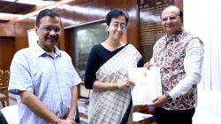 Arvind Kejriwal Atishi Vinai Kumar Saxena