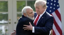 PM Modi with the-then US President Donald Trump