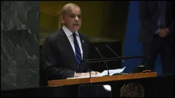 Pakistan Priem Minister Shehbaz address the UN General Assembly on Friday.