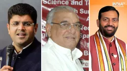 Dushyant Chautala, Bhupinder Singh Hooda, Nayab Saini