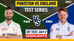 Pakistan vs England 1st Test.