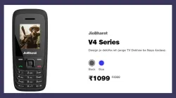 Reliance JioBharat V3,. Reliance JioBharat V4 4G 