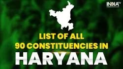 Complete list of constituencies