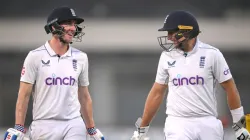 Harry Brook and Joe Root against Pakistan 