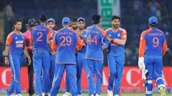 India cricket team celebrating T20I win against Bangladesh in Delhi on October 9, 2024