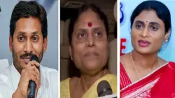 Jaganmohan Reddy and his mother Vijayamma and sister YS Sharmila