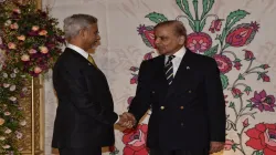 Shehbaz Sharif meets Jaishankar in Islamabad. 