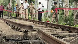 Jharkhand news, Part of railway tracks in Jharkhand operated by NTPC blown up in Sahibganj district,