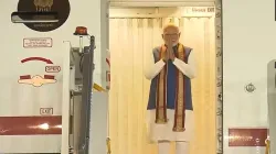 Narendra Modi arrives in Delhi