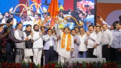 Nilesh Rane joins Shiv Sena in the presence of CM Eknath Shinde