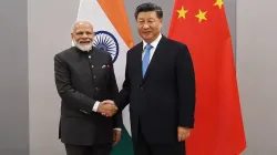 Prime Minister Narendra Modi with Chinese President Xi Jinping