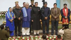 Jammu and Kashmir Chief Minister Omar Abdullah with his ministers
