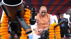 Rajnath performs Shastra Puja, Rajnath Singh, Vijayadashami, Vijayadashami celebrations, Indian Army