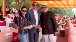 India TV chairman and editor-in-chief Rajat Sharma attended Habanos Cavalry Gold Cup final at Jaipur Polo Ground in Delhi