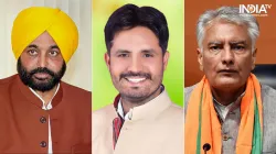 Bhagwant Mann (Punjab CM), Amrinder Singh Raja Warring (Punjab Congress chief) and Sunil Jakhar (Punjab BJP chief). Punjab bypolls, Punjab bypolls result,